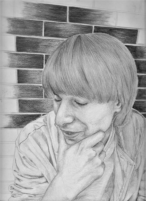 Familiar, 2015, graphite on paper