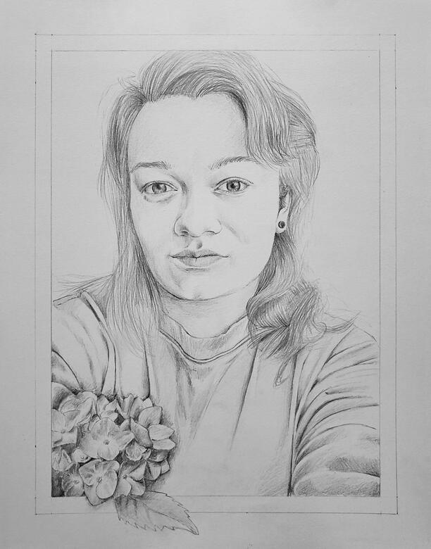 Untitled (I), 2020, graphite on paper