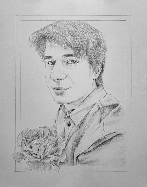 Untitled (III), 2020, graphite on paper)