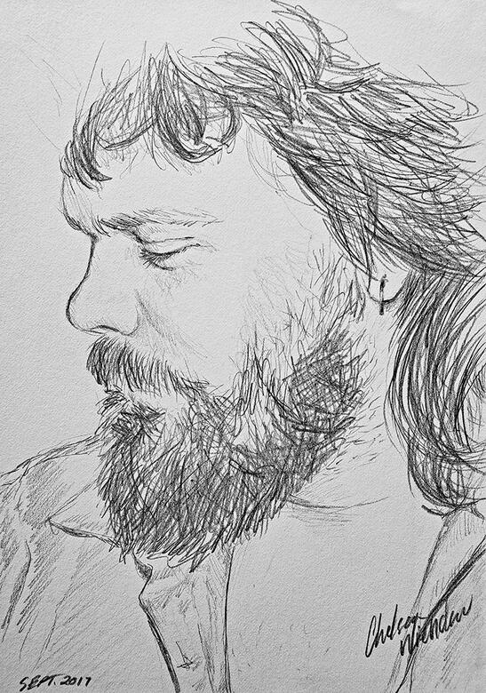 Joseph, 2017, graphite on paper