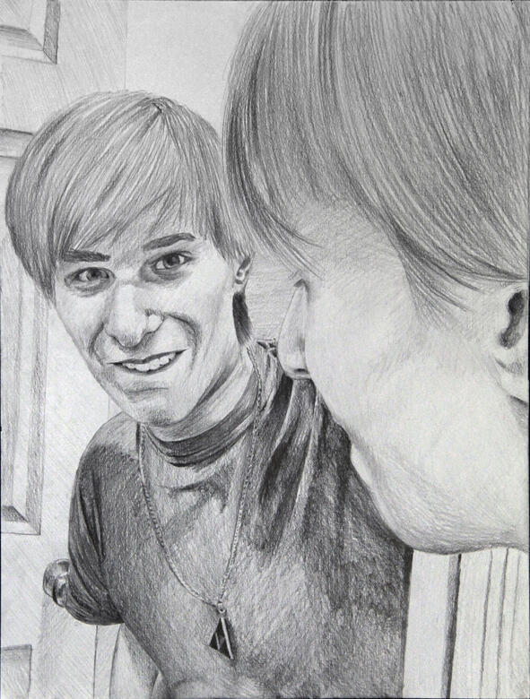 Youth, 2015, graphite on paper