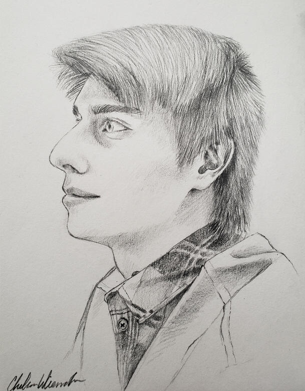 Nick, 2019, graphite on paper